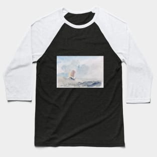 A Sea Piece - A Rough Sea with a Fishing Boat, 1820-30 Baseball T-Shirt